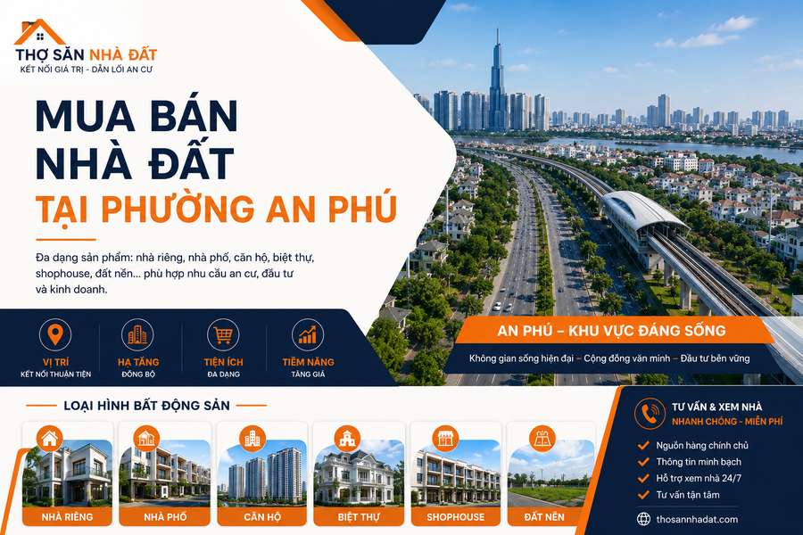 Mua bán nhà đất tại Phường An Phú