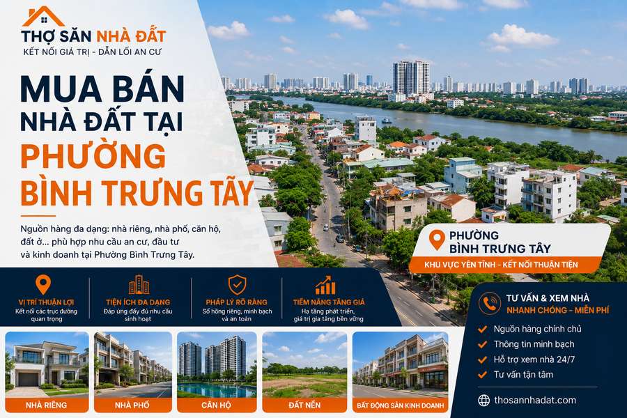 Mua bán nhà đất tại Phường Bình Trưng Tây